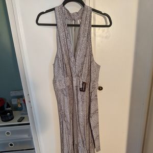 Anthro sexy snakeskin dress NWT